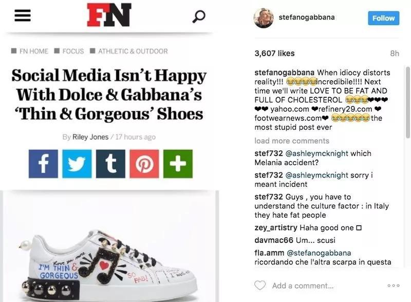 辱华事件杜嘉班纳后续,辱华门杜嘉班纳始末