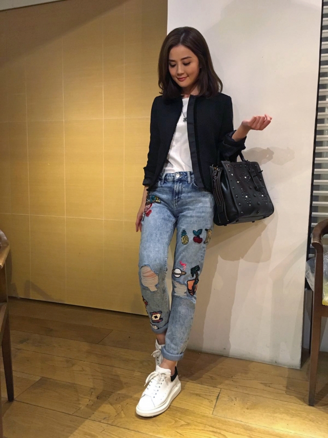 麦昆鞋angelababy,亚历山大麦昆小白鞋为什么很硬