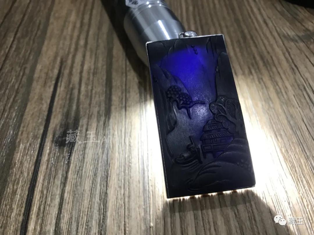 奇特和田玉,真正的紫色和田玉