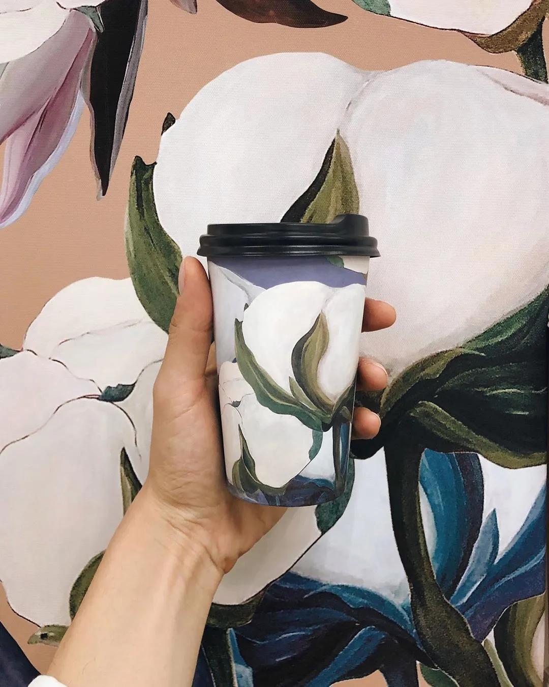 花卉墙绘,墙绘花卉色彩作品