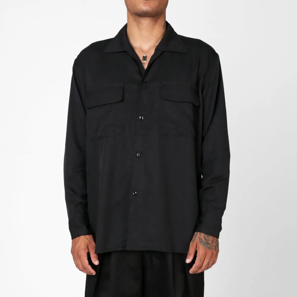 日系复古长袖衬衫,复古绣花领长袖