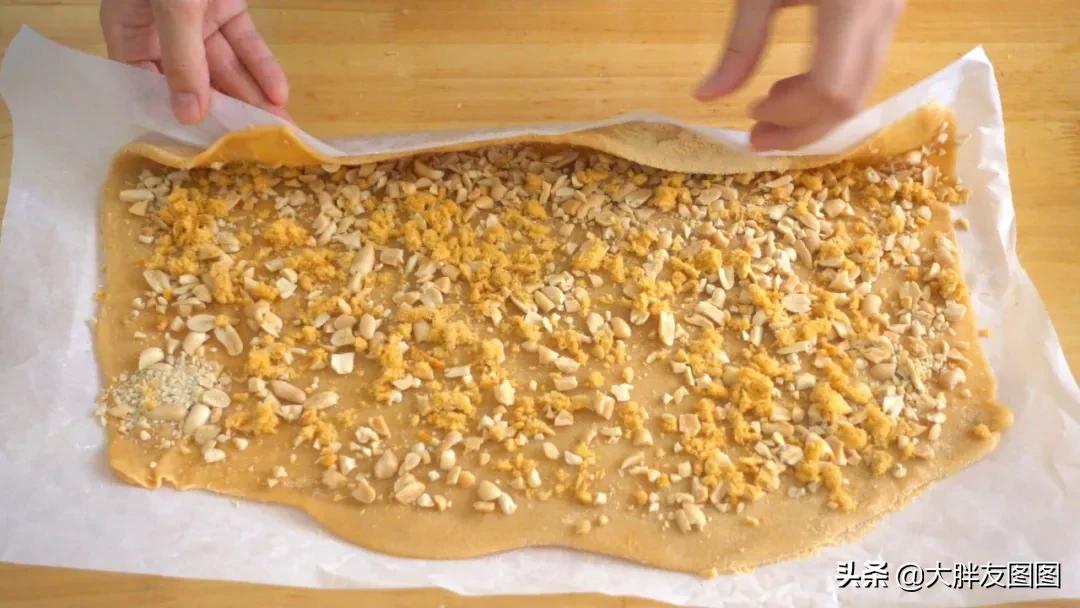 不用烤箱不用锅的麻糍,自制花生糍