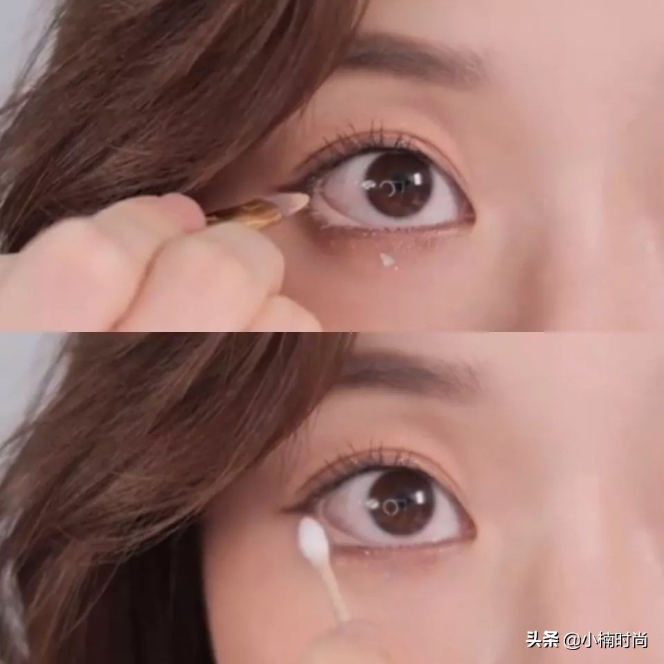 眼妆大小眼矫正,眼妆作弊画法