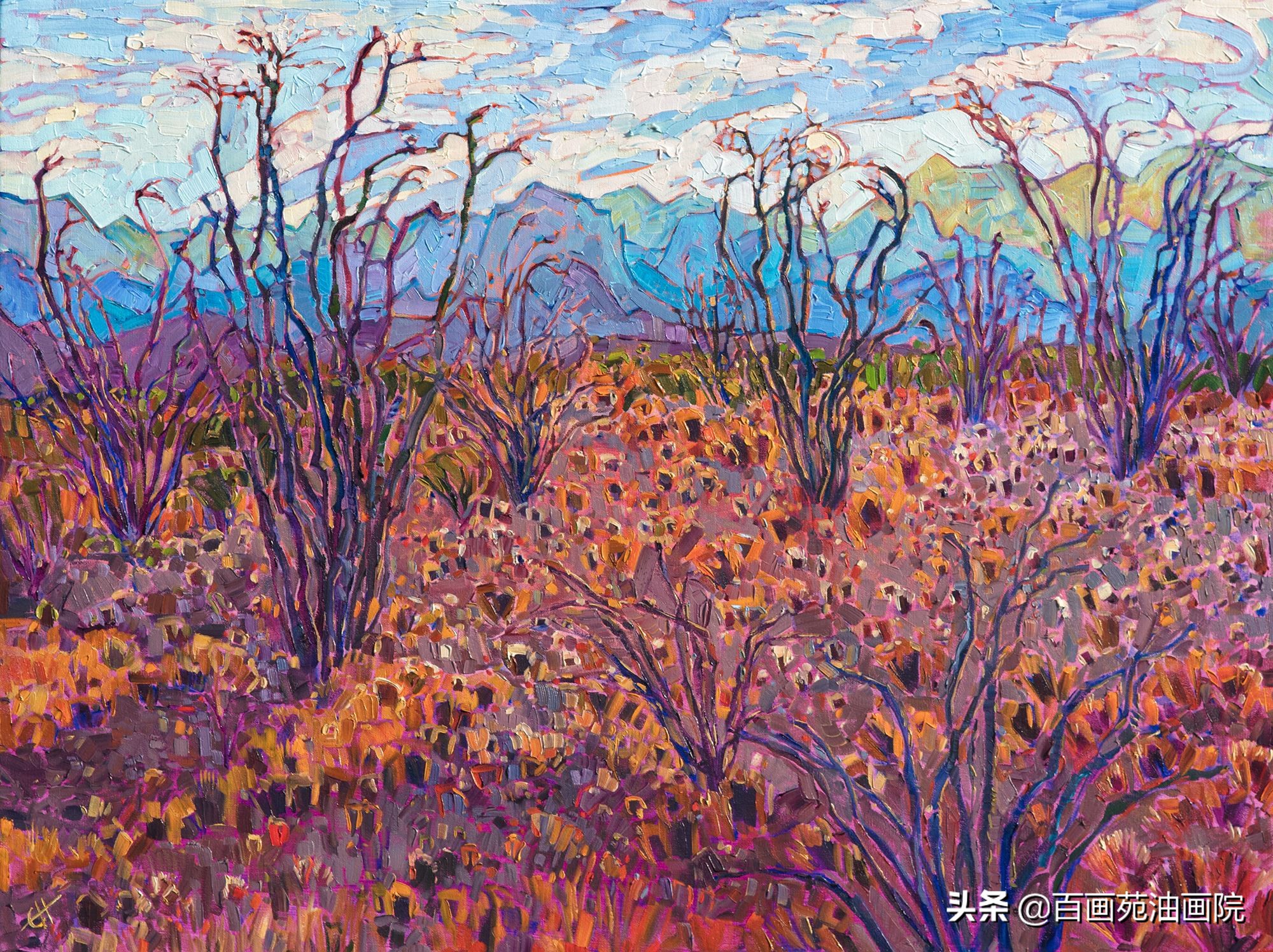 油画写生山水画步骤,油画写生怎么画