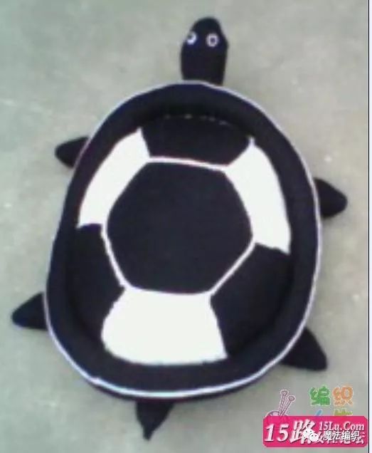 编织乌龟的织法,乌龟靠垫编织视频教程