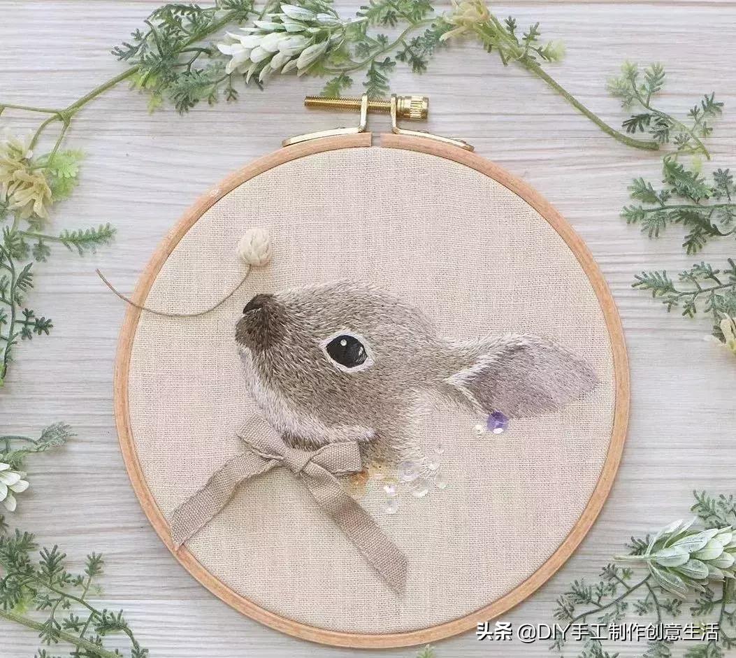 白线的刺绣,白线刺绣针法