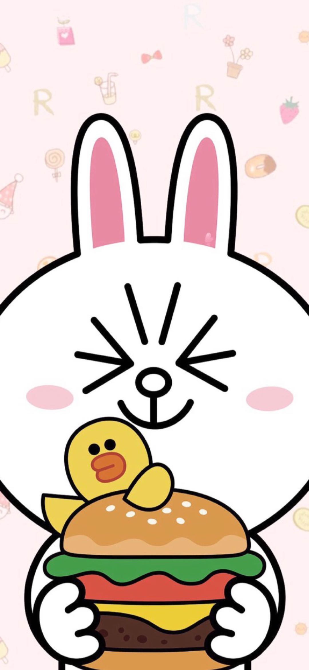 布朗熊可妮兔莎莉鸭壁纸,壁纸iphone专用布朗熊和可妮兔