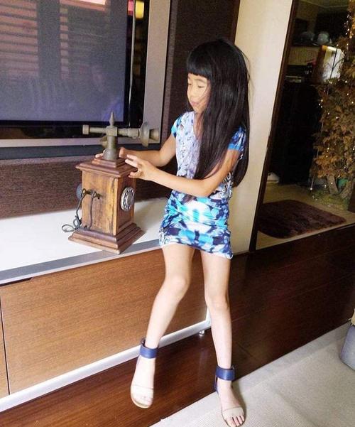 曹格女儿长大变样,曹格女儿看到林志颖