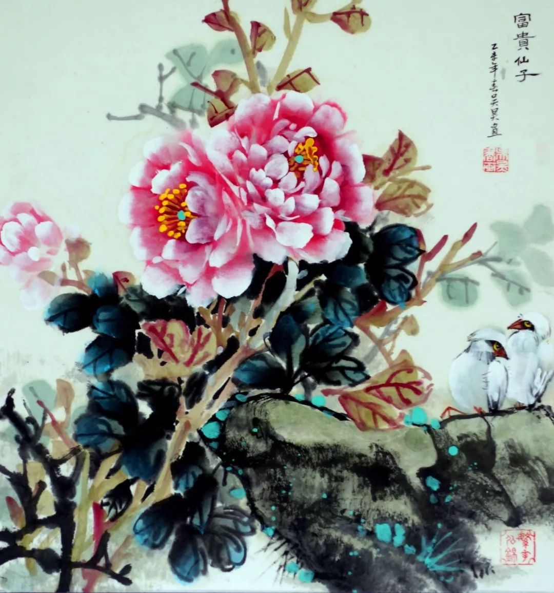 花鸟的作品欣赏,中式花鸟作品欣赏