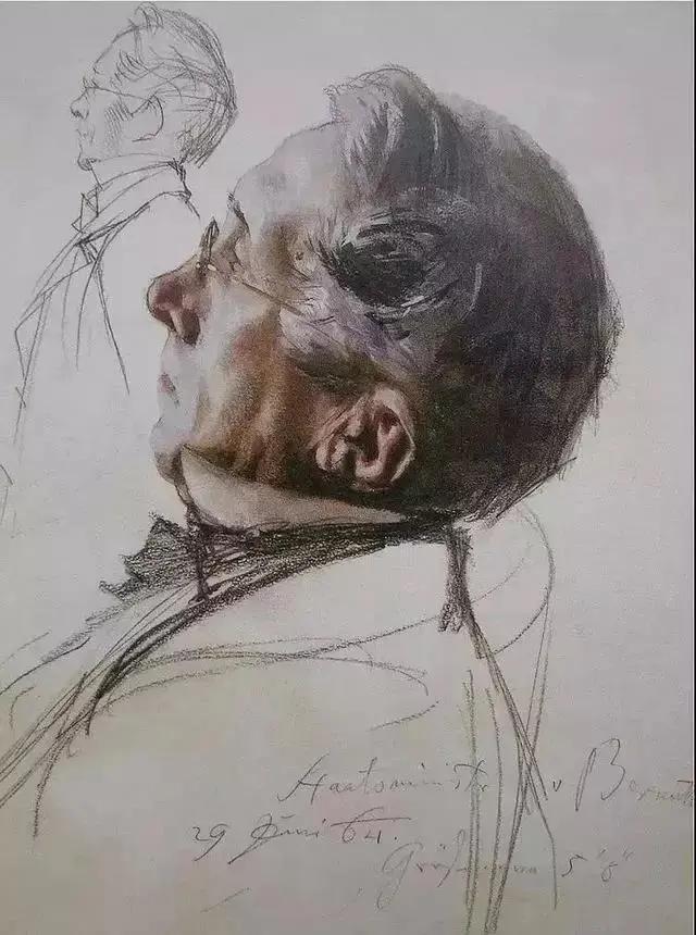 阿道夫门采尔速写作品,门采尔高清速写作品图片