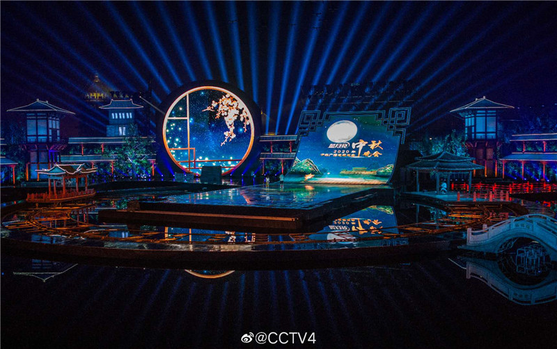 「组图」唯美!央视秋晚舞美设计与千年古都交相辉映
