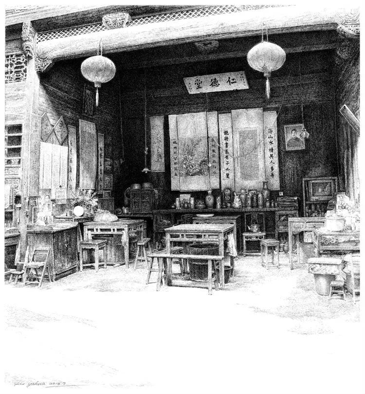 新一代中国钢笔画领军人物,极品五大钢笔画简直美爆