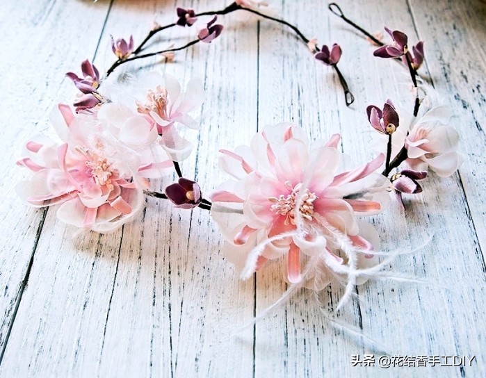 小敏钩针发夹发饰图解,鸭嘴夹钩针发夹发饰图解