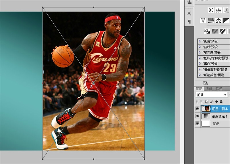 詹姆斯的巨型海报,最强nba詹姆斯海报