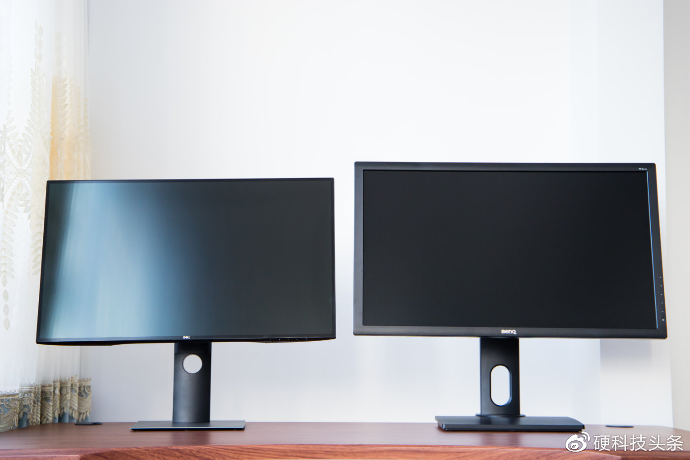 明基pd2700q和戴尔2722dx,明基pd2706u磨砂和苹果显示器对比