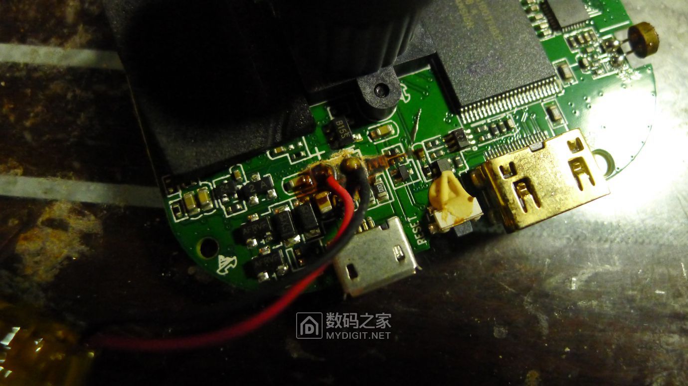 PAPAGO行车记录仪GoSafe535拆解,电源接反故障维修及思路分享