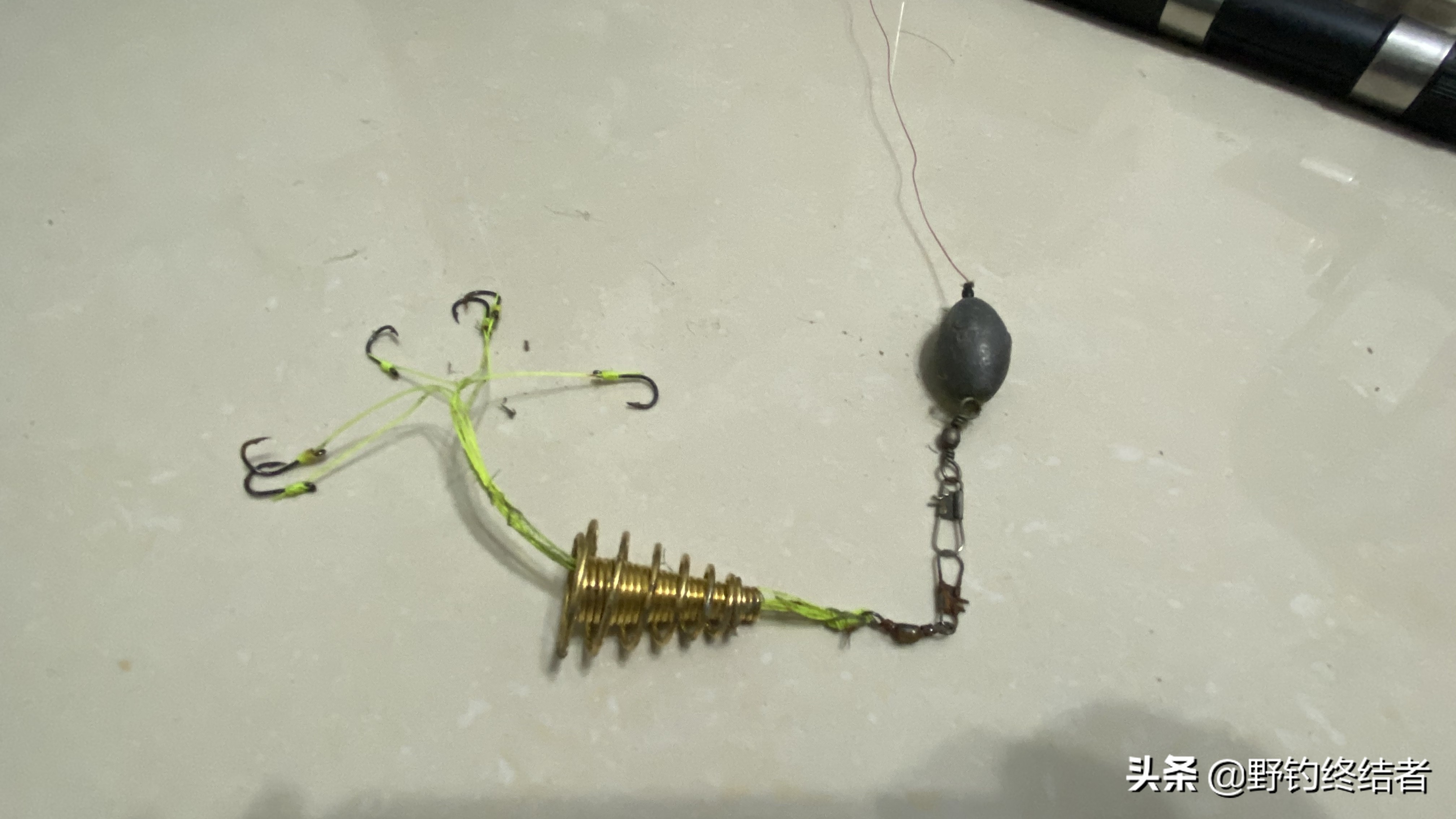 海竿爆炸钩钓鲤鱼绑线全套方法,海竿爆炸钩防挂底的正确钓法