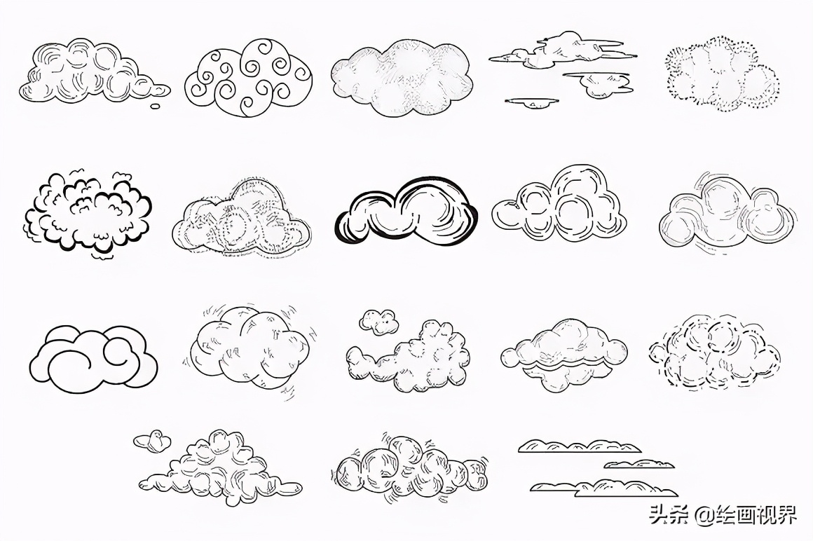 画祥云基础,有没有更简单的祥云画法
