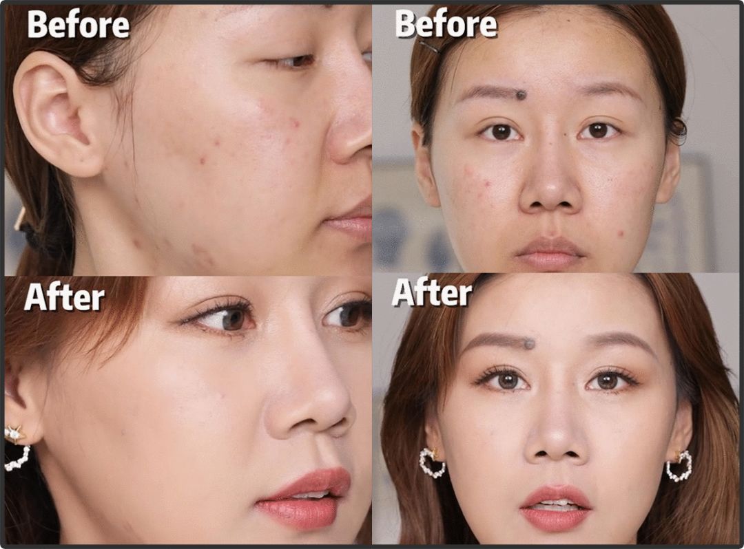 四瓶粉底液,4瓶妆效堪比磨皮的粉底液