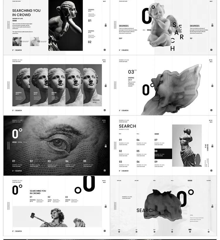 400套精简室内设计ppt,高大上的ppt设计图