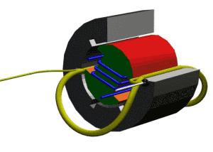 四幅图中能反映电机工作原理,四幅图中的电动机工作原理