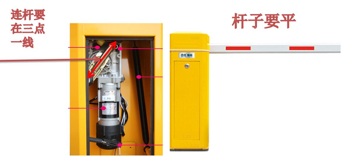 百胜道闸怎么设置,百胜如何安装道闸