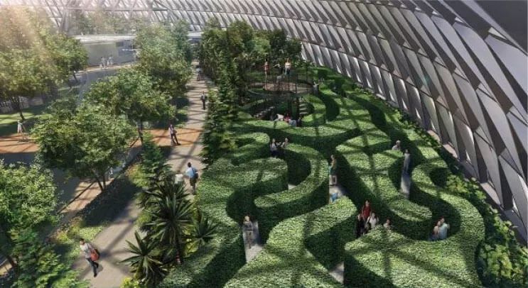 新加坡樟宜机场扩建第五航站楼,新加坡樟宜国际机场横屏