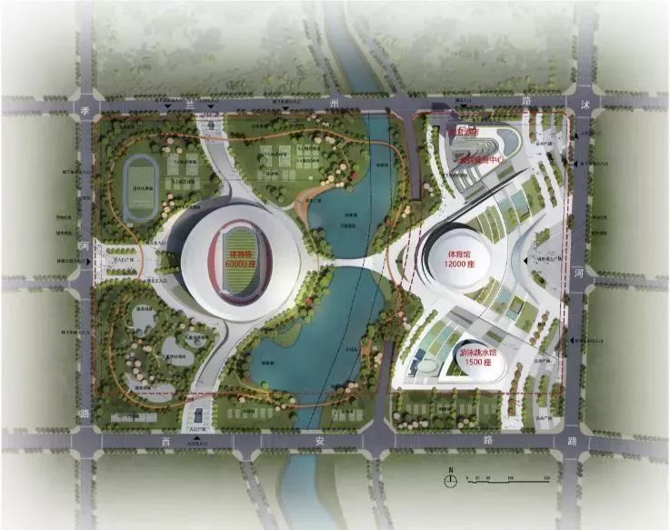 临沂市中心城区总体城市设计,临沂体育馆最新规划