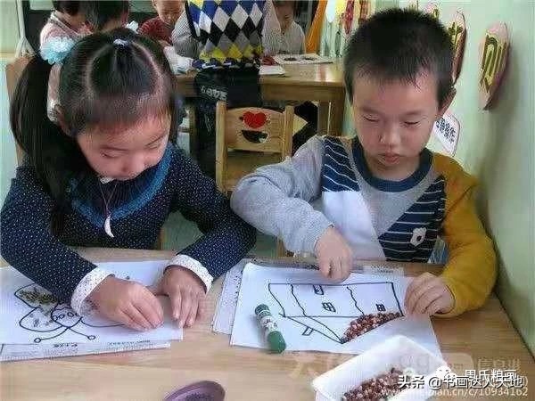 做五谷手工画需要什么豆子,儿童手工制作五谷杂粮贴画