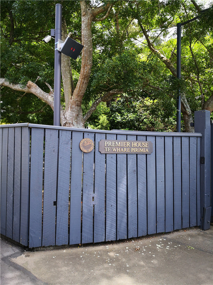 新西兰总理府前吃素食