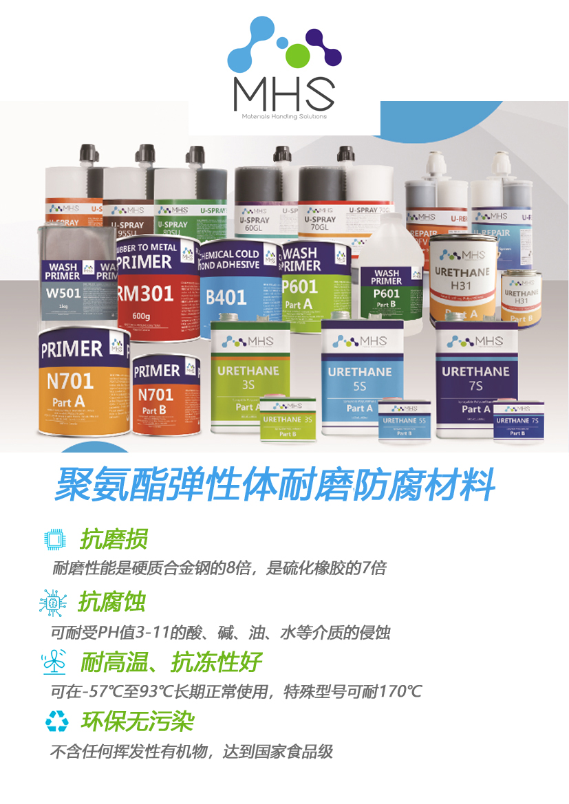 聚氨酯弹性体耐磨涂层,耐磨聚氨酯原料