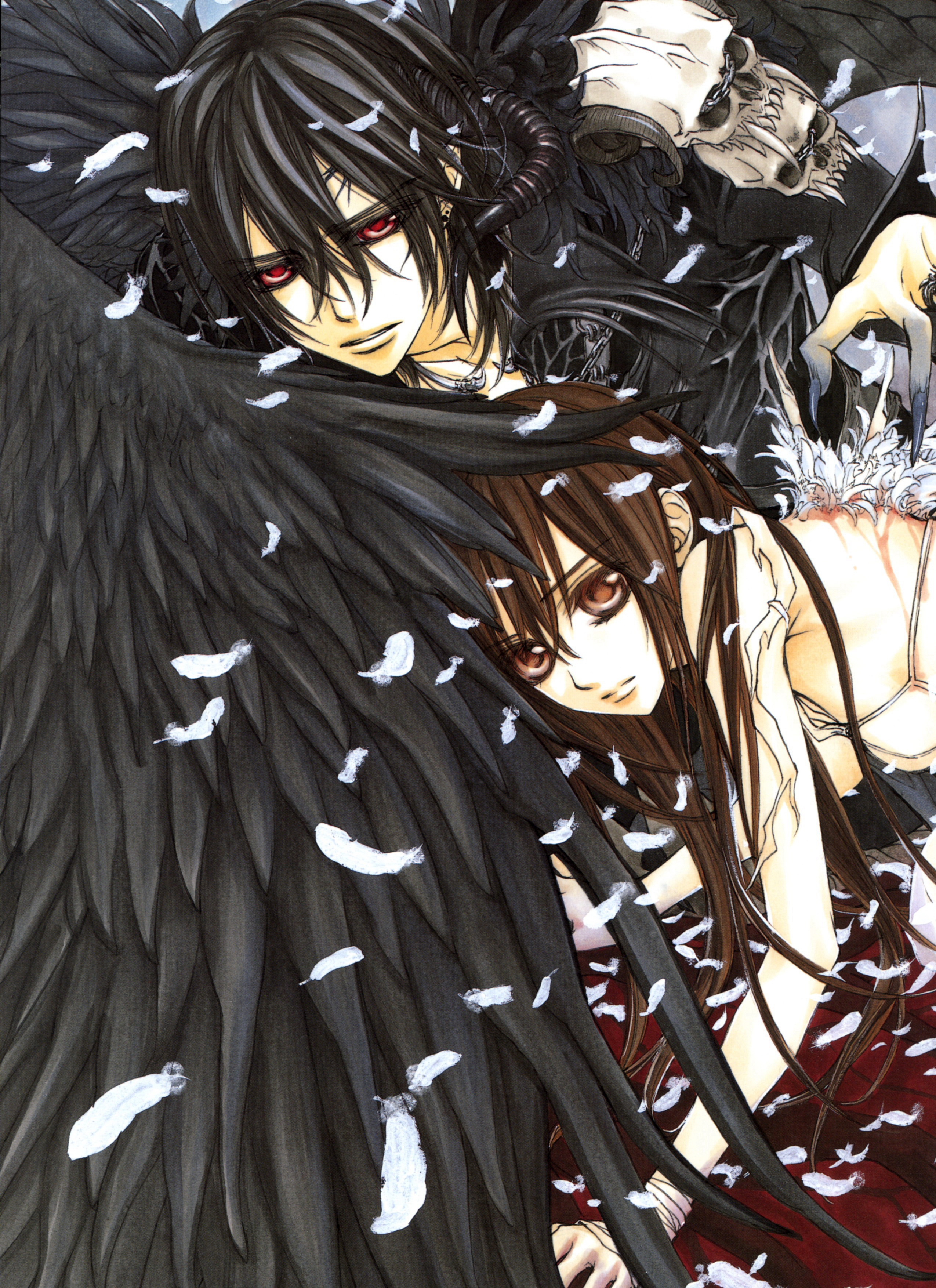 有关帅气吸血鬼的漫画图片,画风超精致的日本吸血鬼漫画