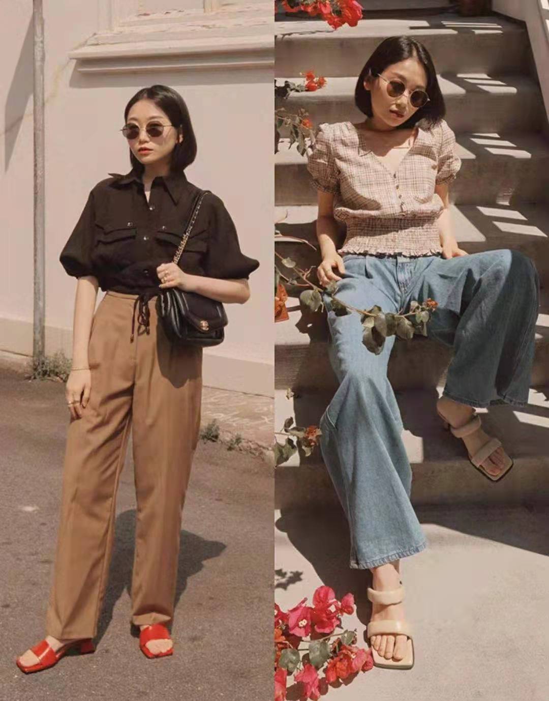 158小个子穿长款好看吗,小个子适合宽松款式衣服