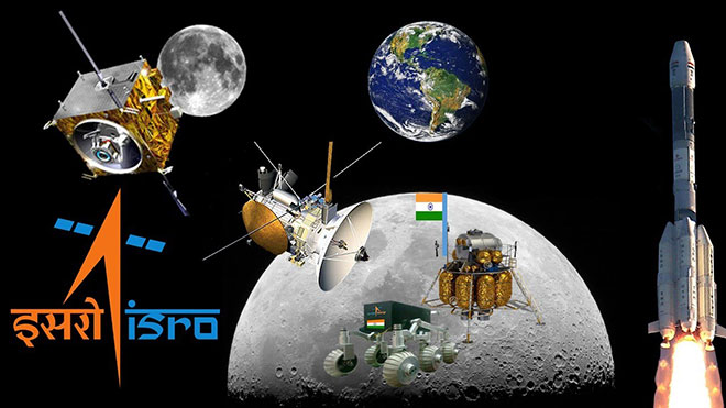 印度月船25号探测器,印度探测器月球表面着陆影像