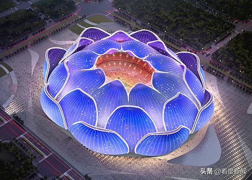 恒大新主场荷花,恒大新球场荷花效果图