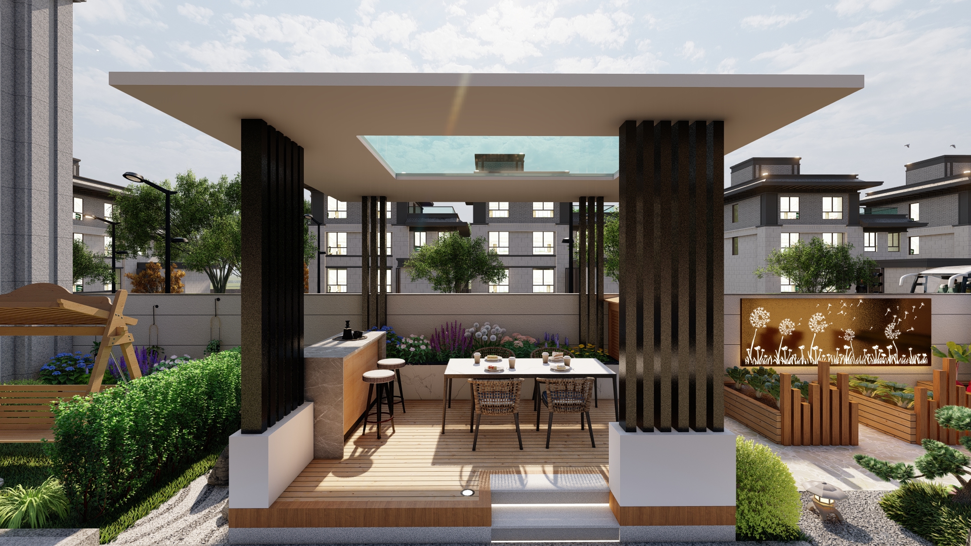 120平院子阳光房,120平阳光房带花园设计