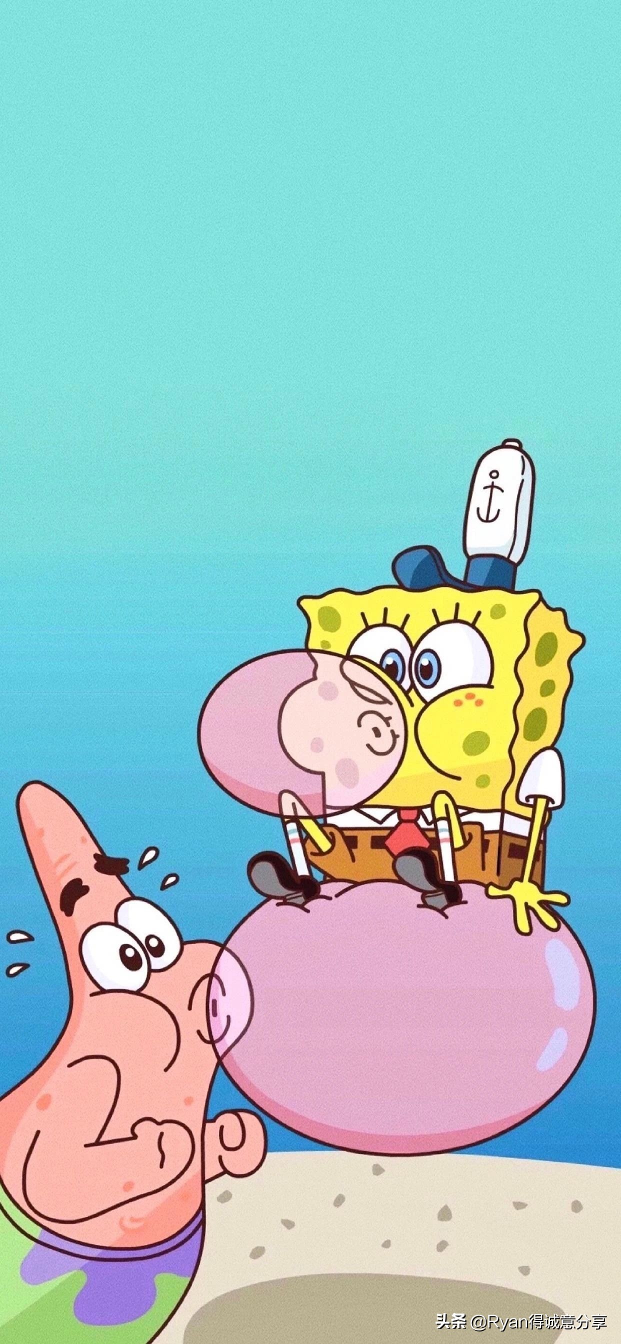 海绵宝宝詹韦连线壁纸,海绵宝宝壁纸桌面主题