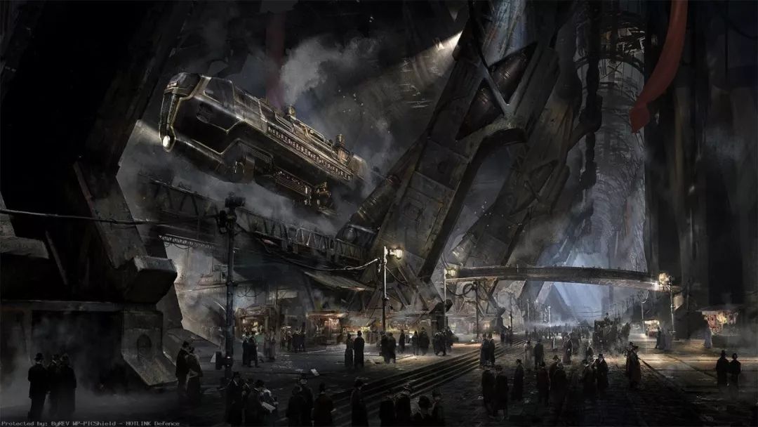 蒸汽朋克风创意美术,蒸汽朋克幻想风格