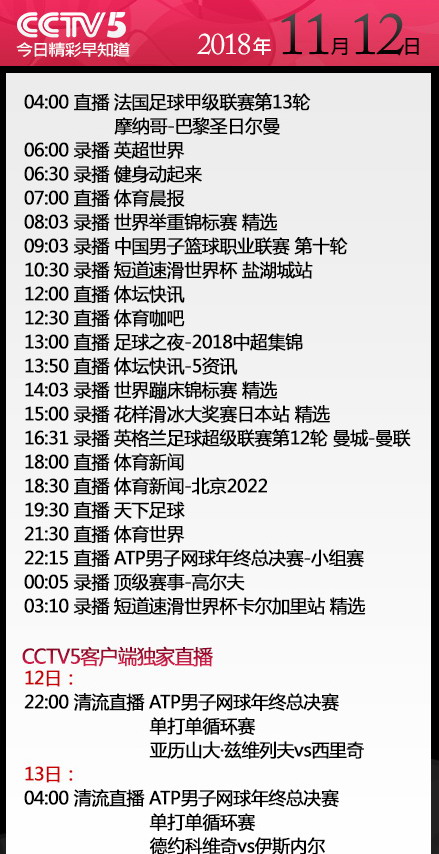 法甲直播cctv5可以看吗,央视cctv5今日欧冠直播表