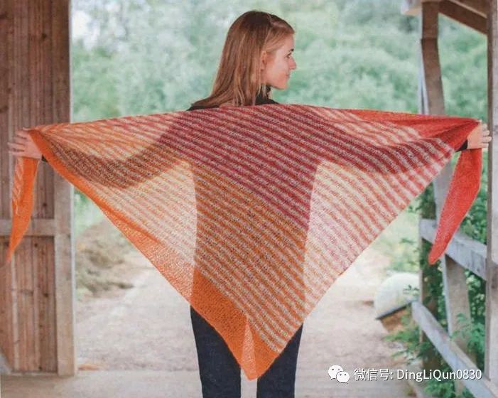 艾米丽的毛衣连衣裙编织图解,针织披肩的样式和织法长款