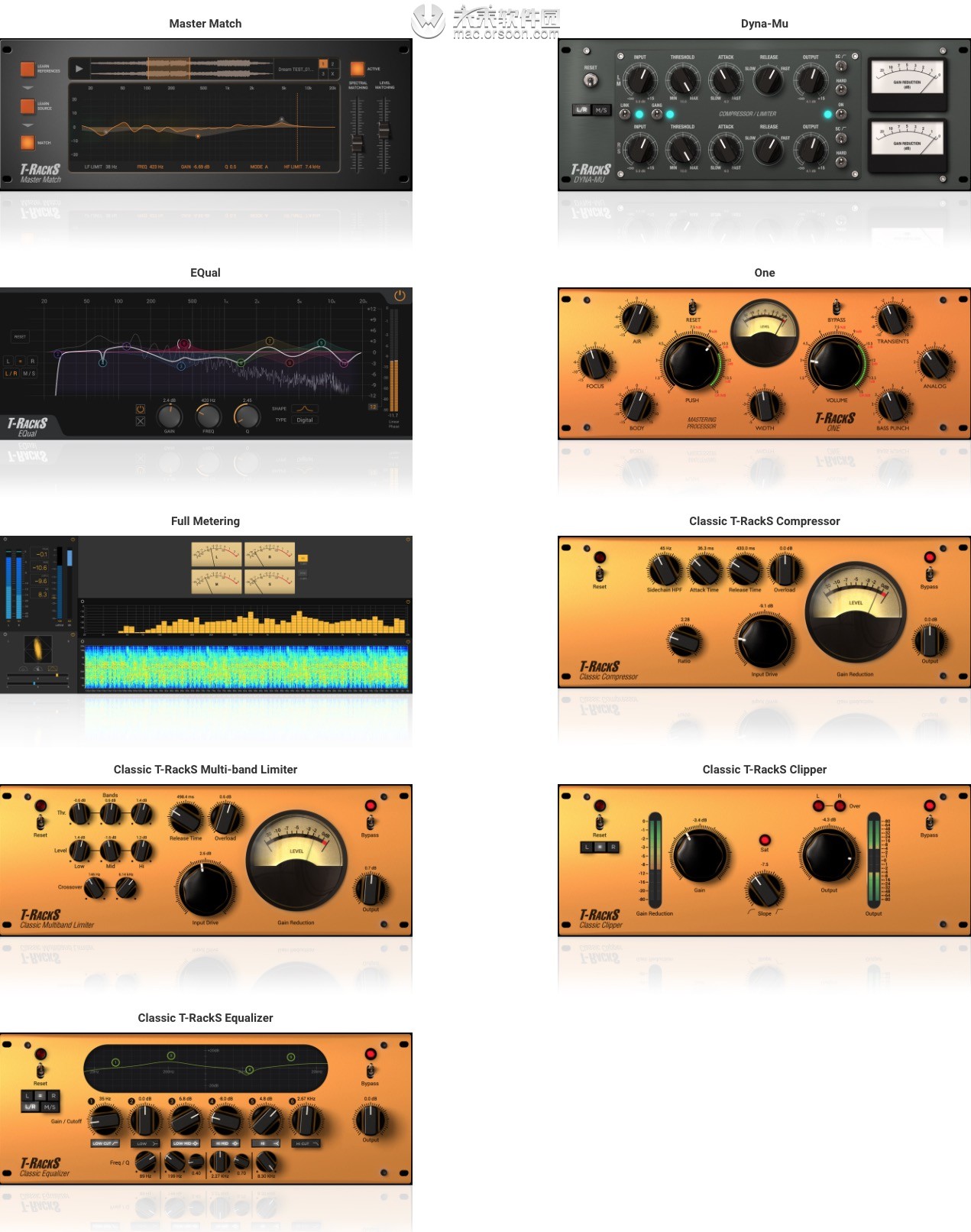 T-RackS5forMac,混音和母带处理插件