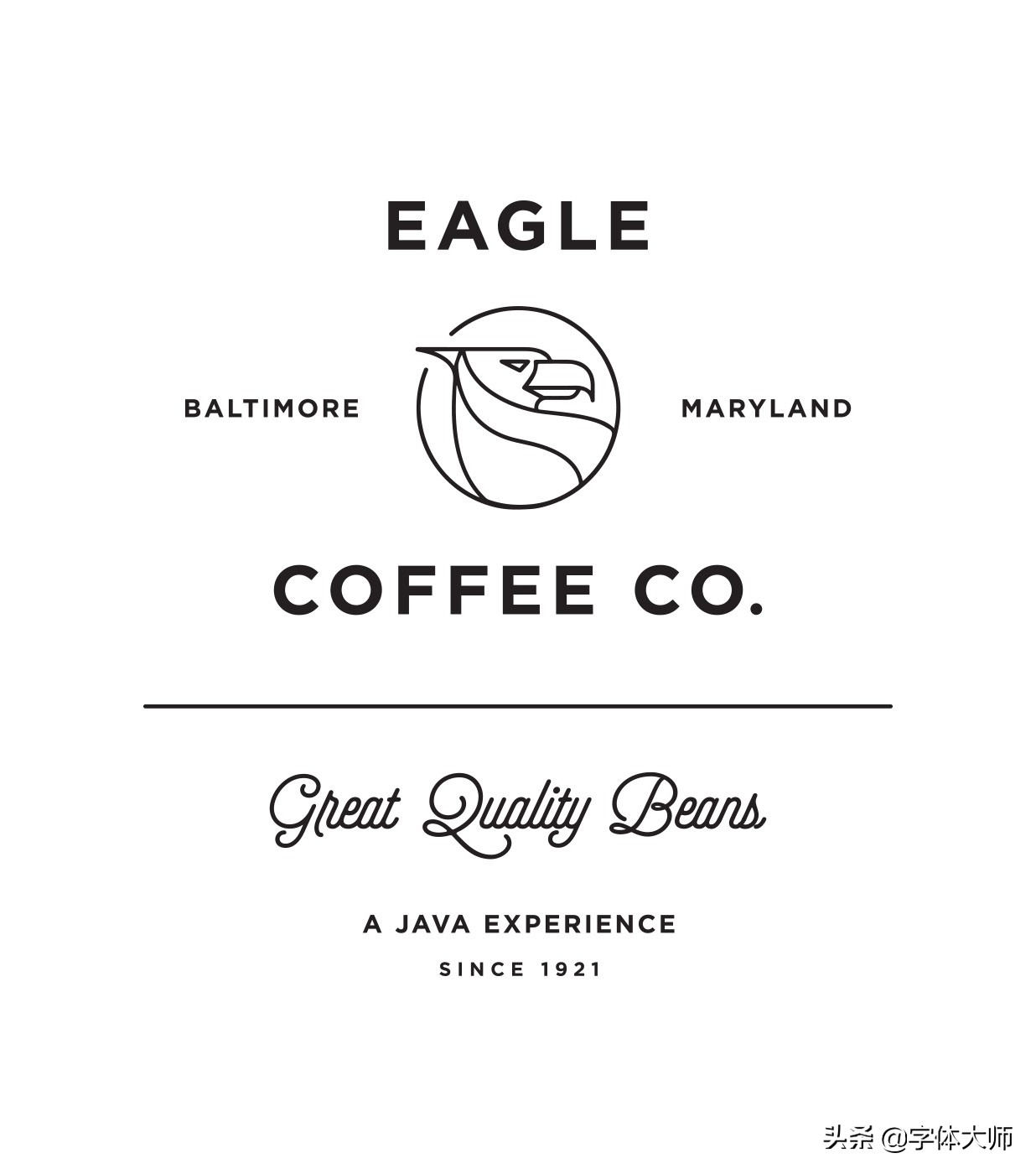 咖啡logo图片大全集,咖啡logo和它们的设计灵感