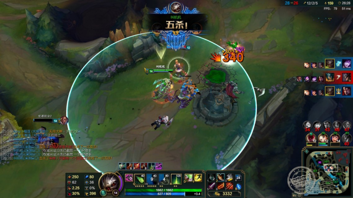 lol十大最强单杀英雄排名,lol第一个拿五杀的英雄