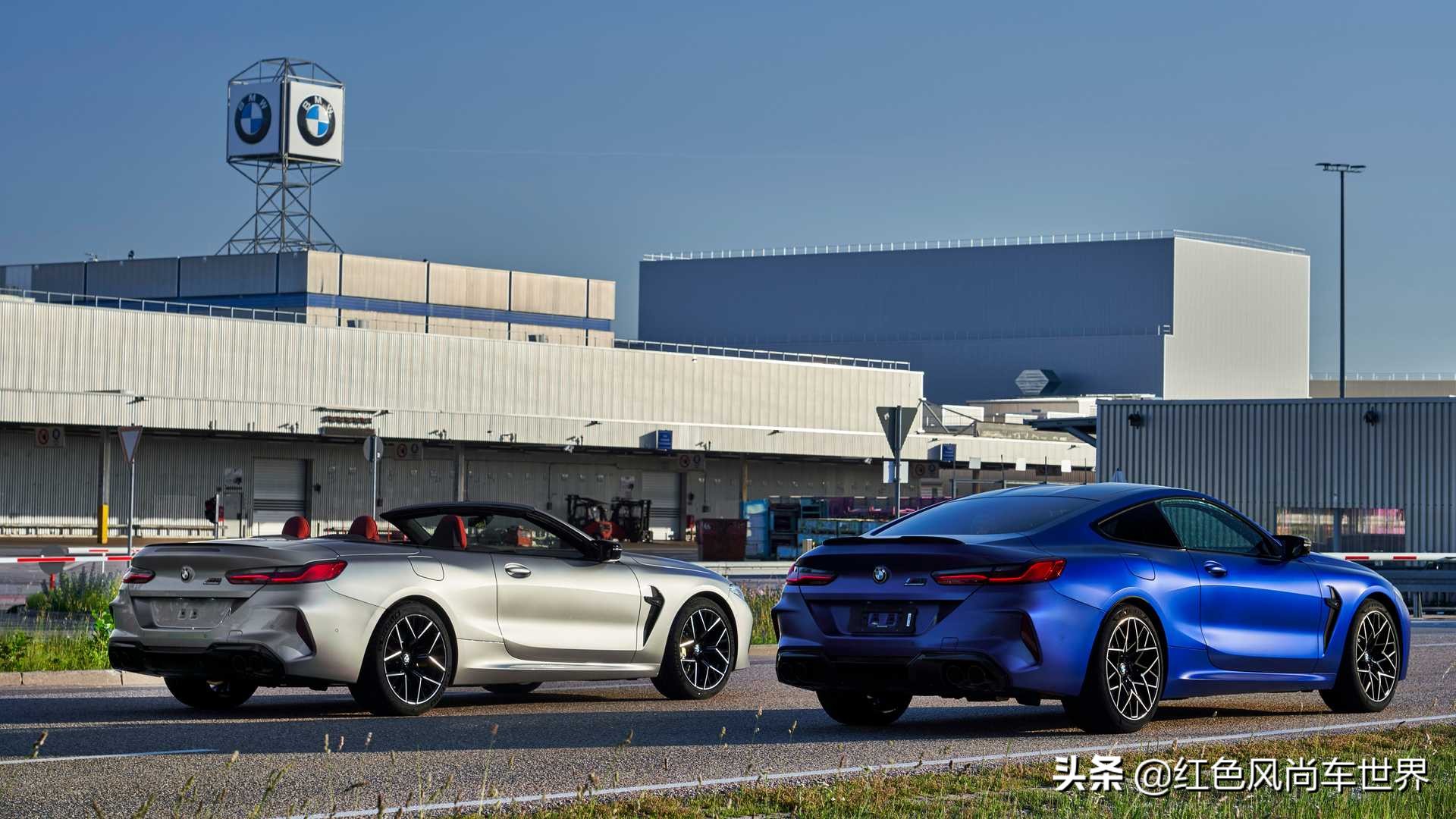 宝马全新m8以及敞篷版多图曝光,宝马全新的m8双门敞篷跑车