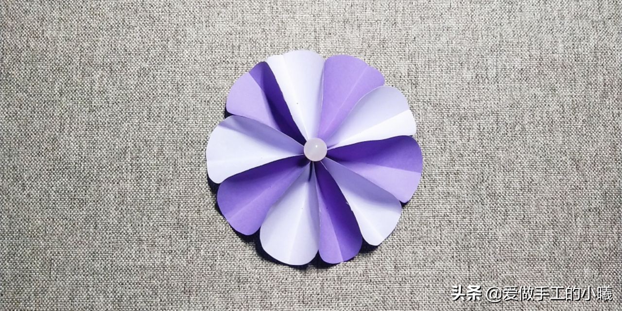 最简单的小花折纸步骤,折纸小花简单又好看