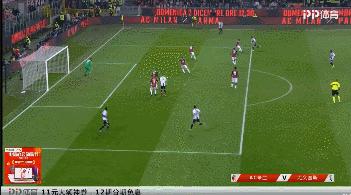 c罗帽子戏法第一脚暴力远射,博努奇评价c罗凌空抽射