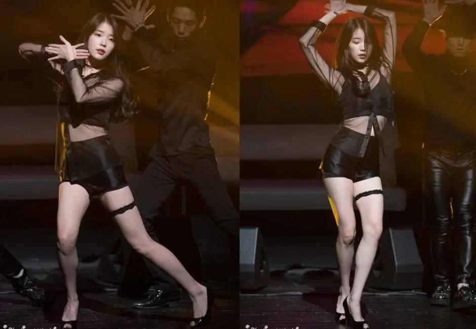 女团成员腿上为什么绑带子,女团腿上为啥绑带子