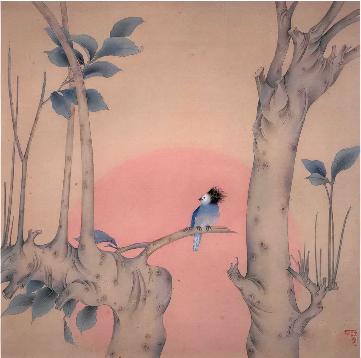 杜曼华花鸟作品欣赏,淡雅空灵杜曼华工笔花鸟作品40幅