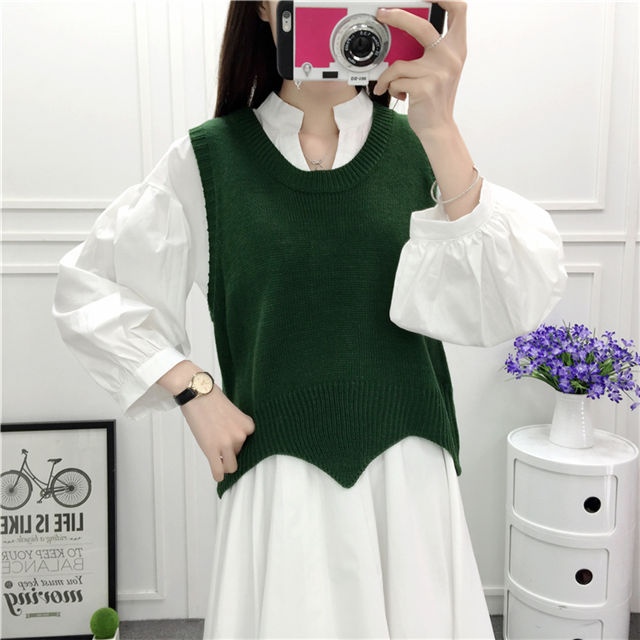 时尚潮流大气的毛背心,中年妈妈保暖加毛背心