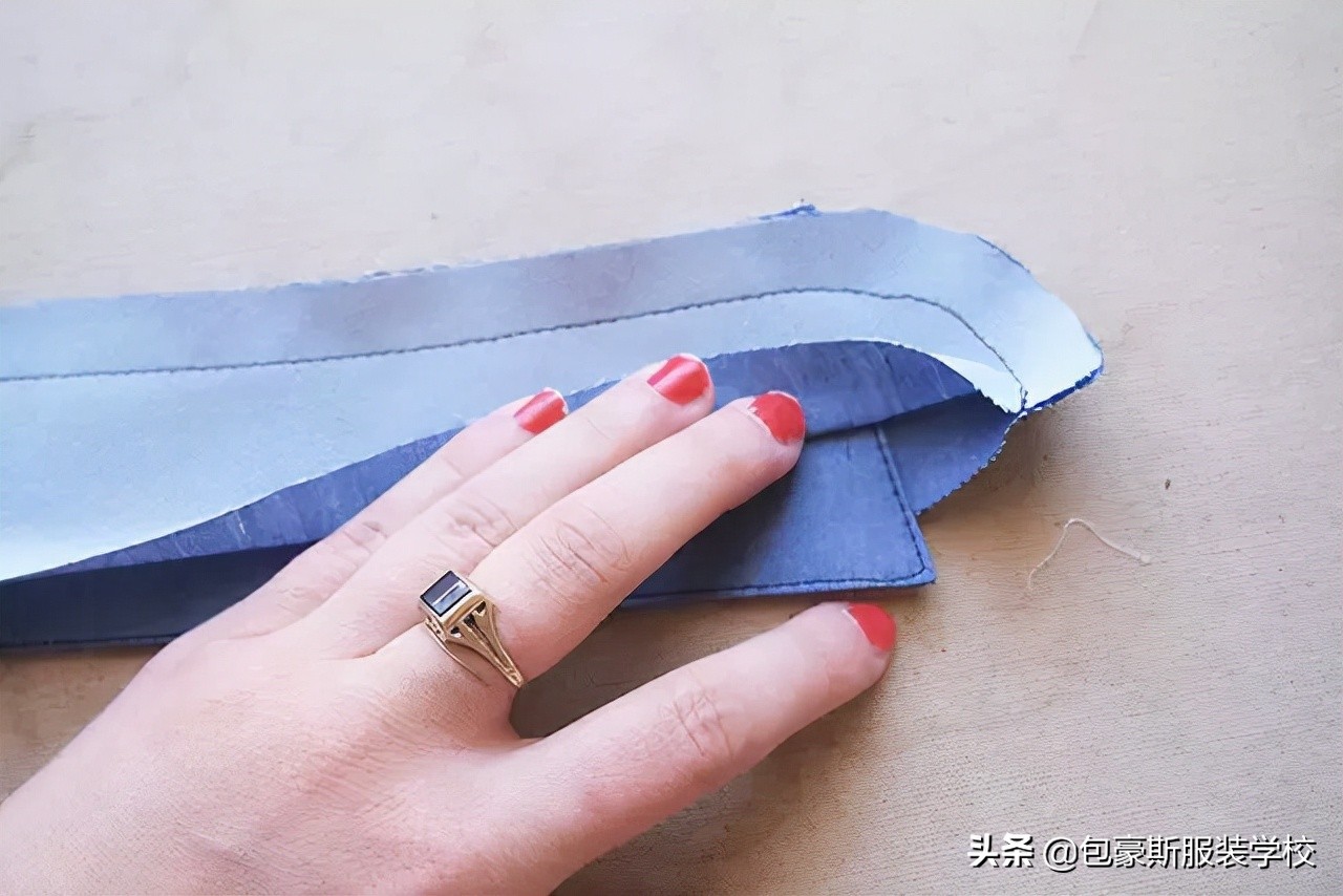 衬衫制版教程完整版,超详细衬衫领子缝纫工艺细节分解